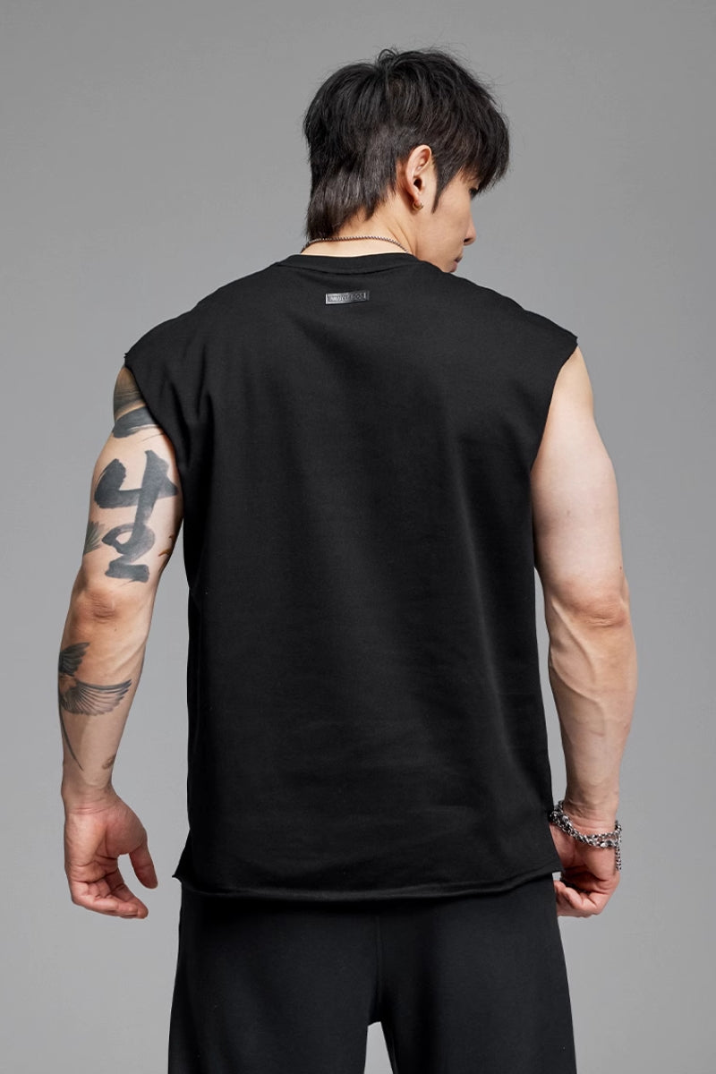 Skull Print Street Sleeveless #MD052