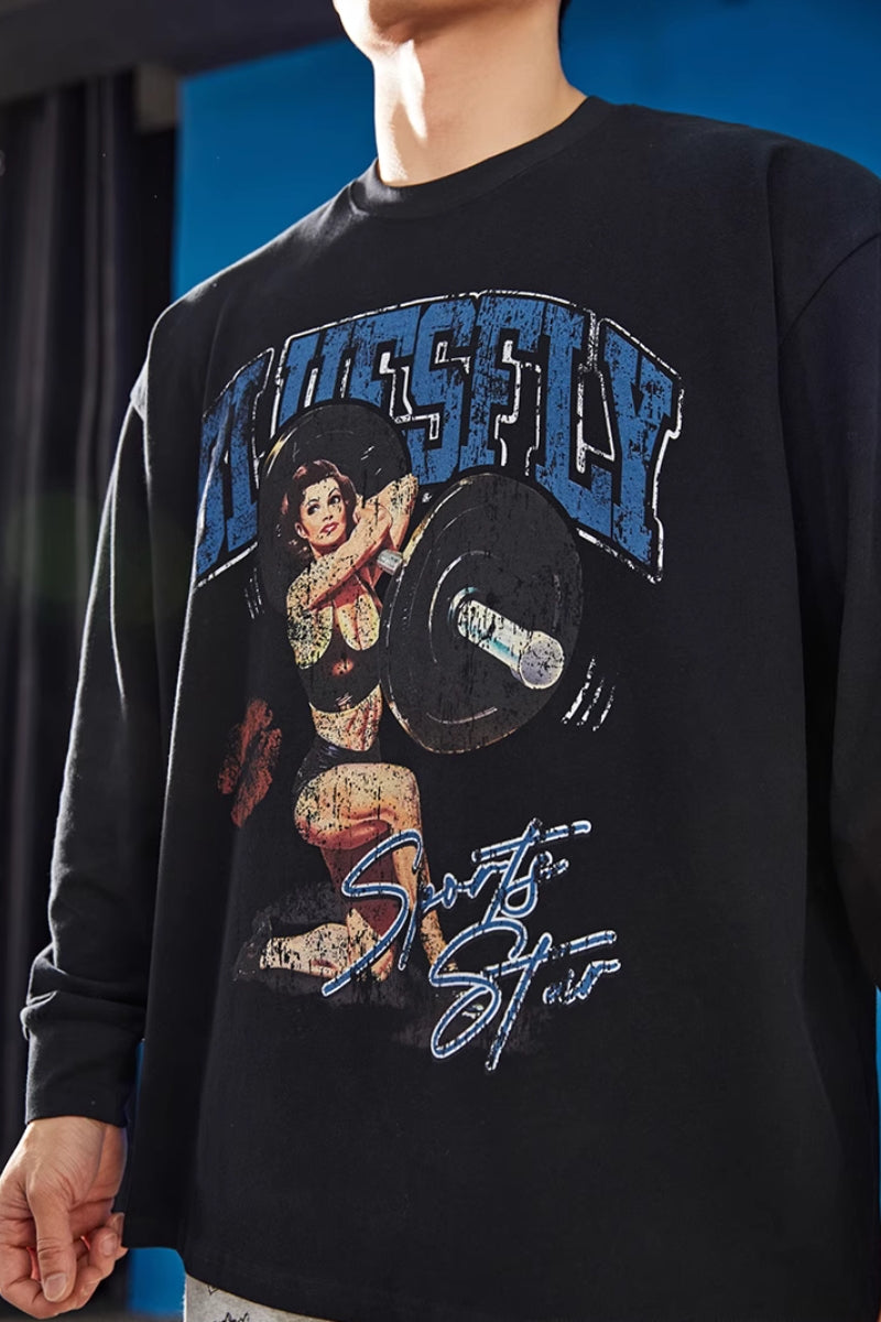 Power Art Oversized Long Sleeve #BF104