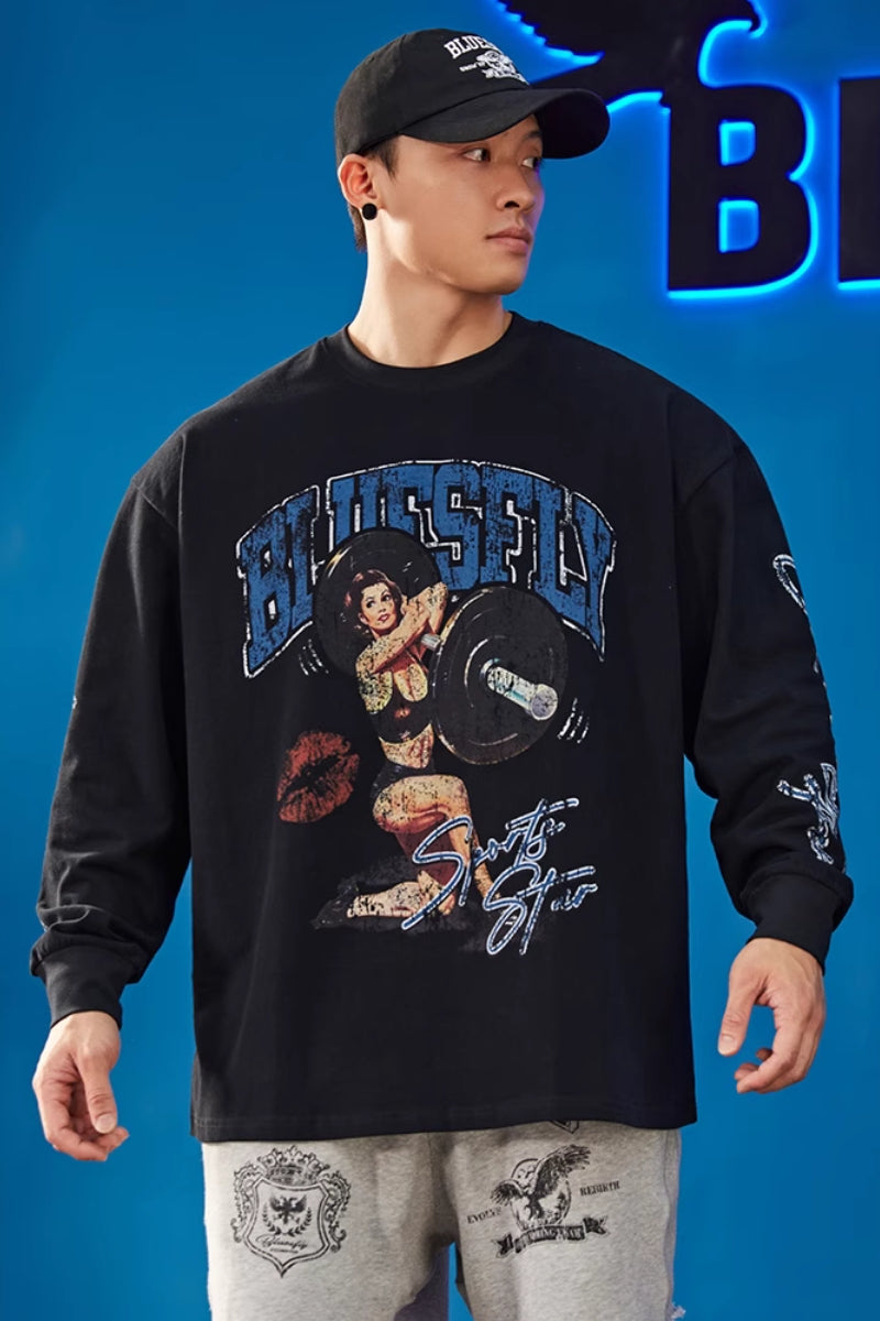 Power Art Oversized Long Sleeve #BF104