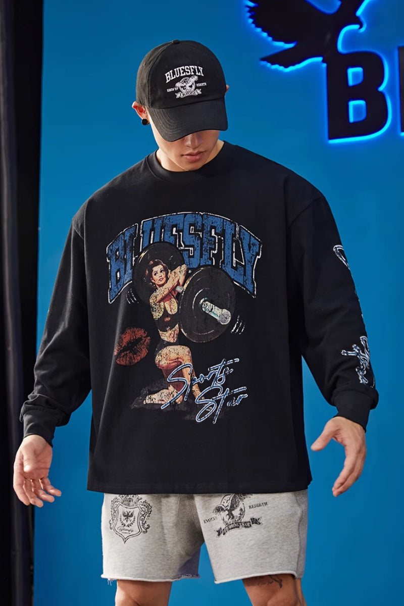 Power Art Oversized Long Sleeve #BF104