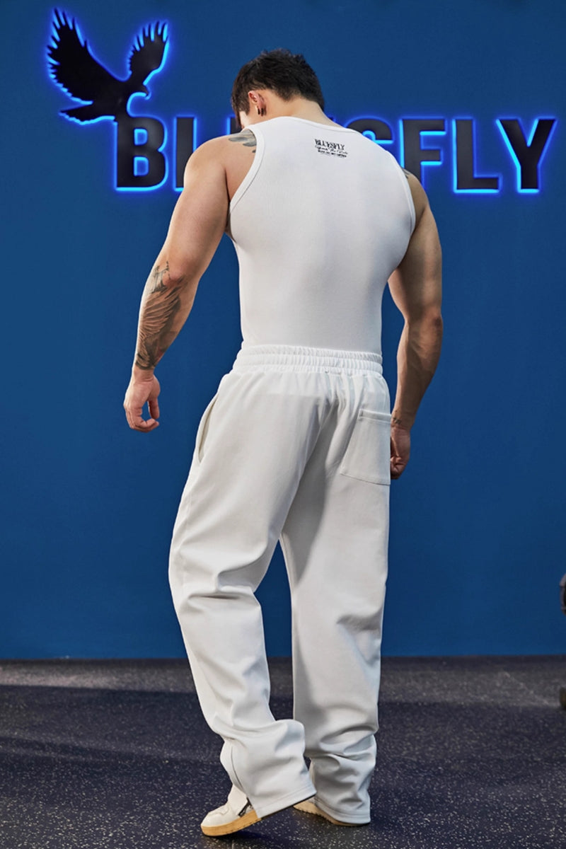 Fitness I-Tank and straight leg sweatpants set #BF059