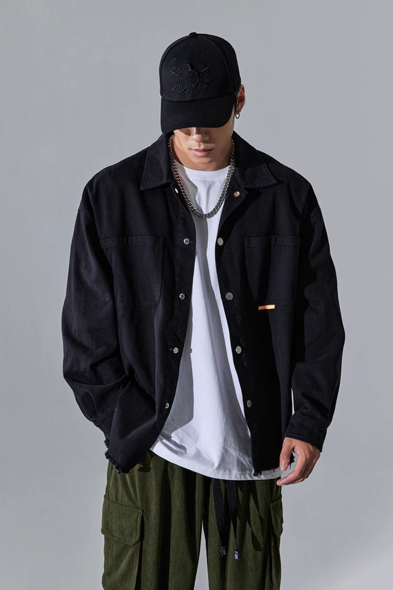 Loose Fitness Denim Jacket #MD049