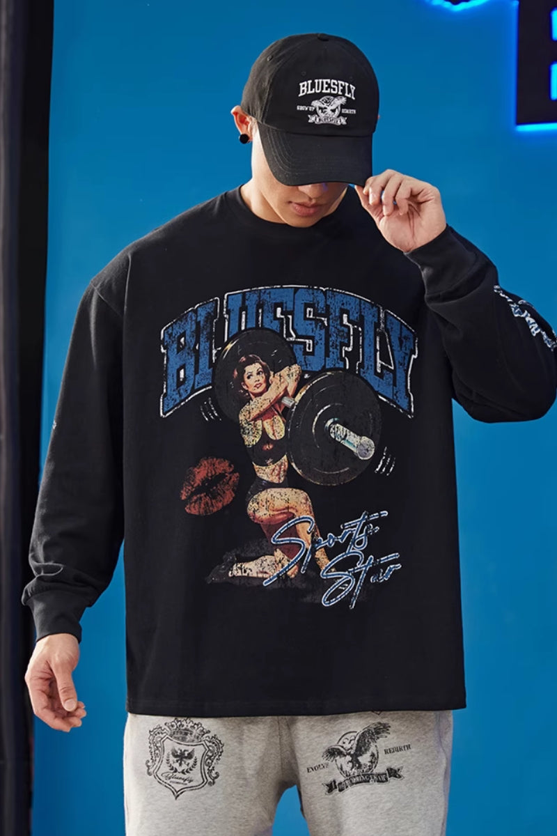 Power Art Oversized Long Sleeve #BF104