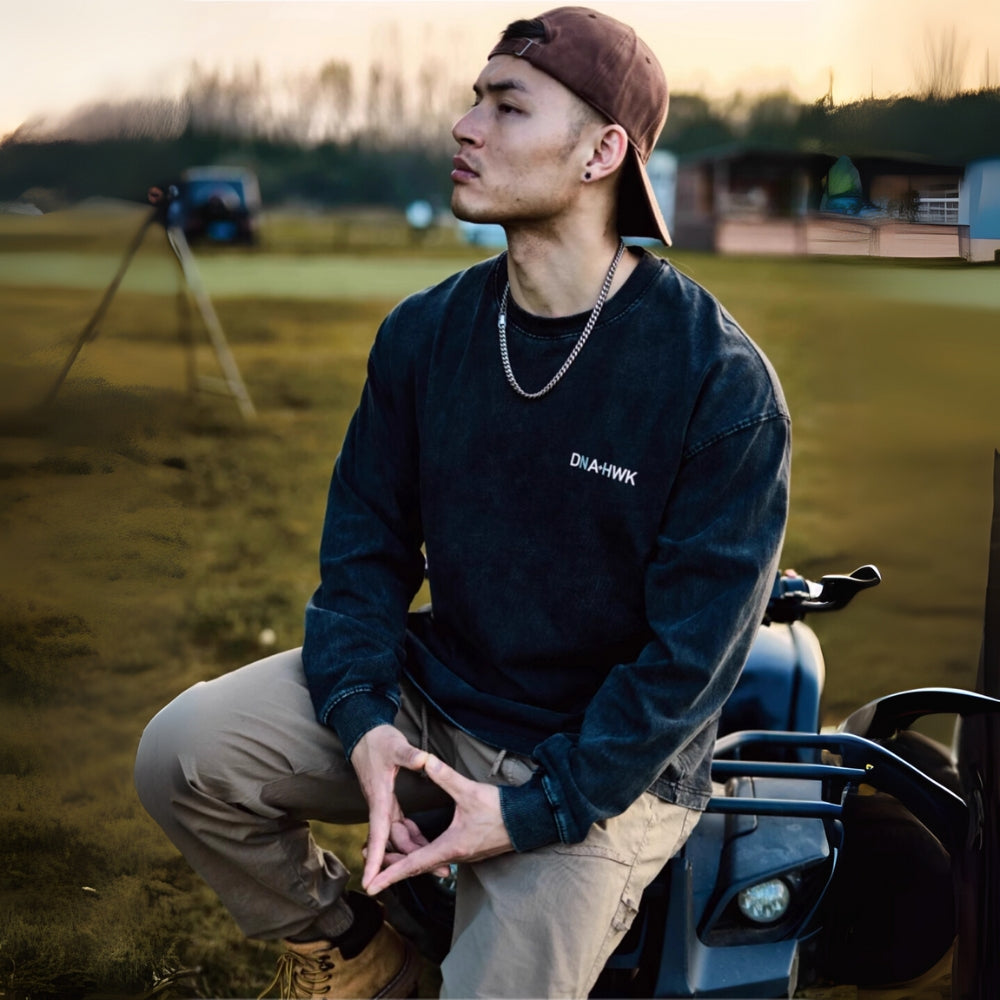 Dirty Wash Gym Longsleeve #DH001