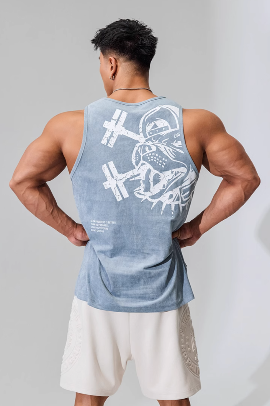 Washed Alpha Gym Tank #MD004