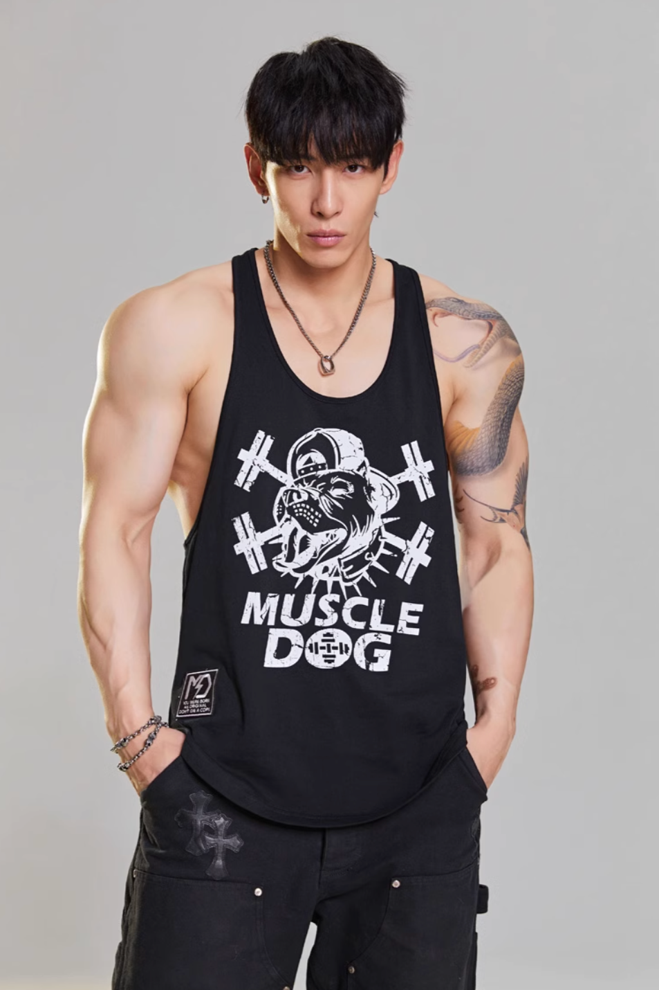 Loose training tank top #MD005