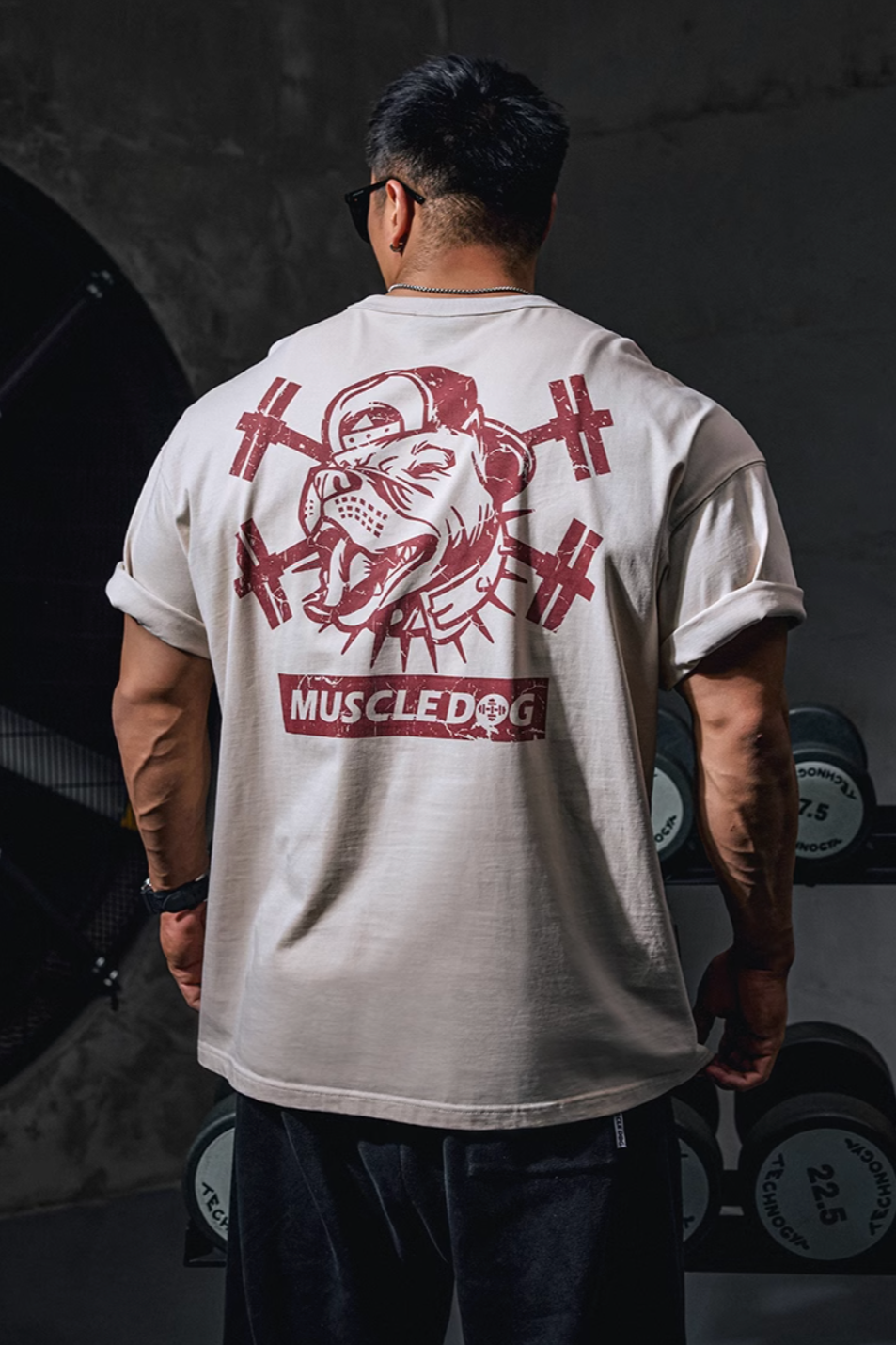 Back Print Loose T-shirt #MD001