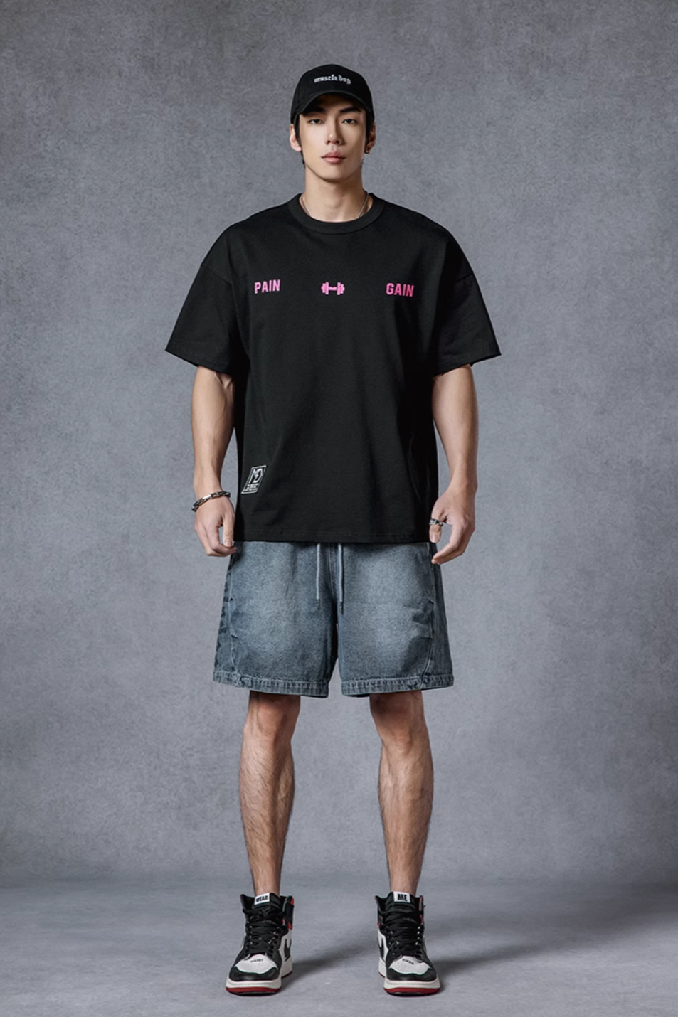 Back Print Loose T-shirt #MD001