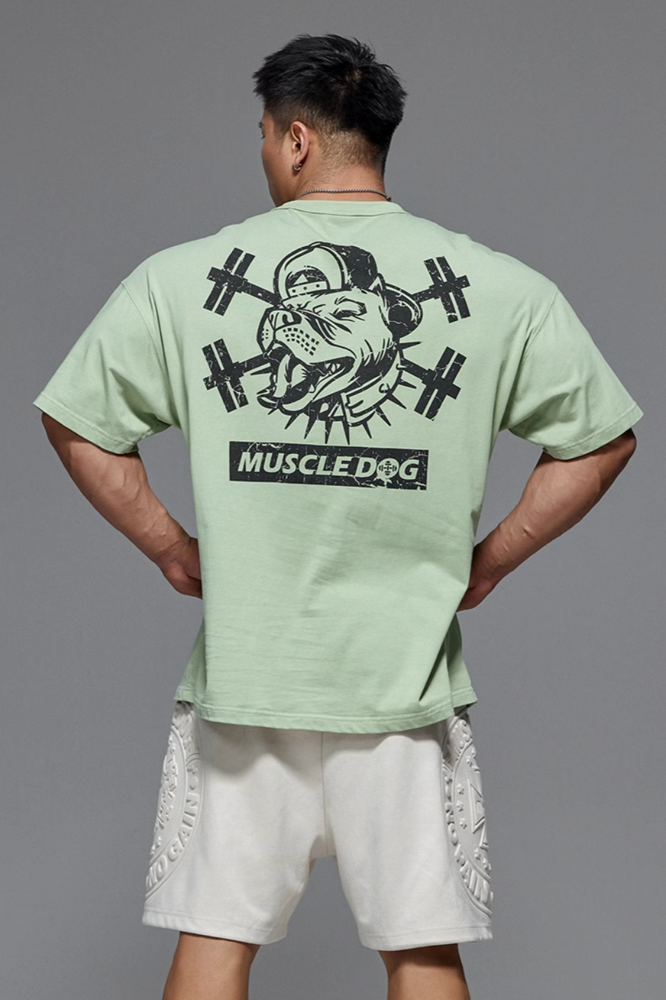 Back Print Loose T-shirt #MD001