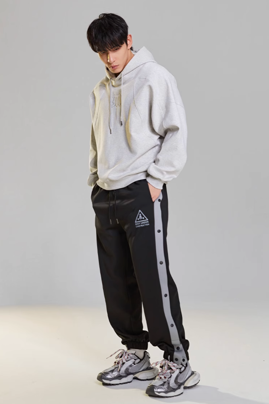 Snap Track Jogger Pants #MD010