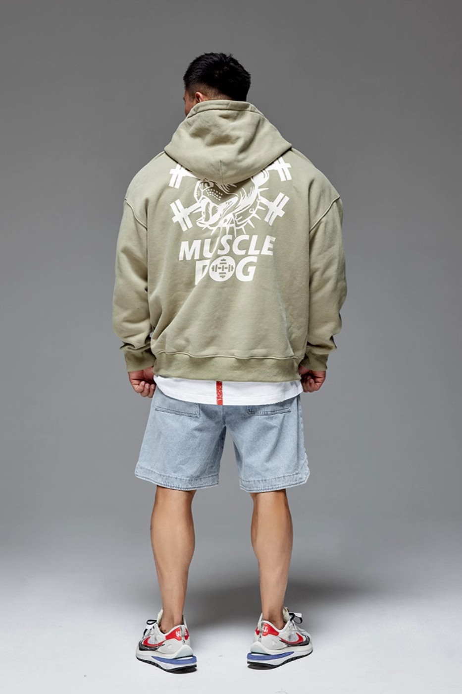 Big logo print hoodie #MD013