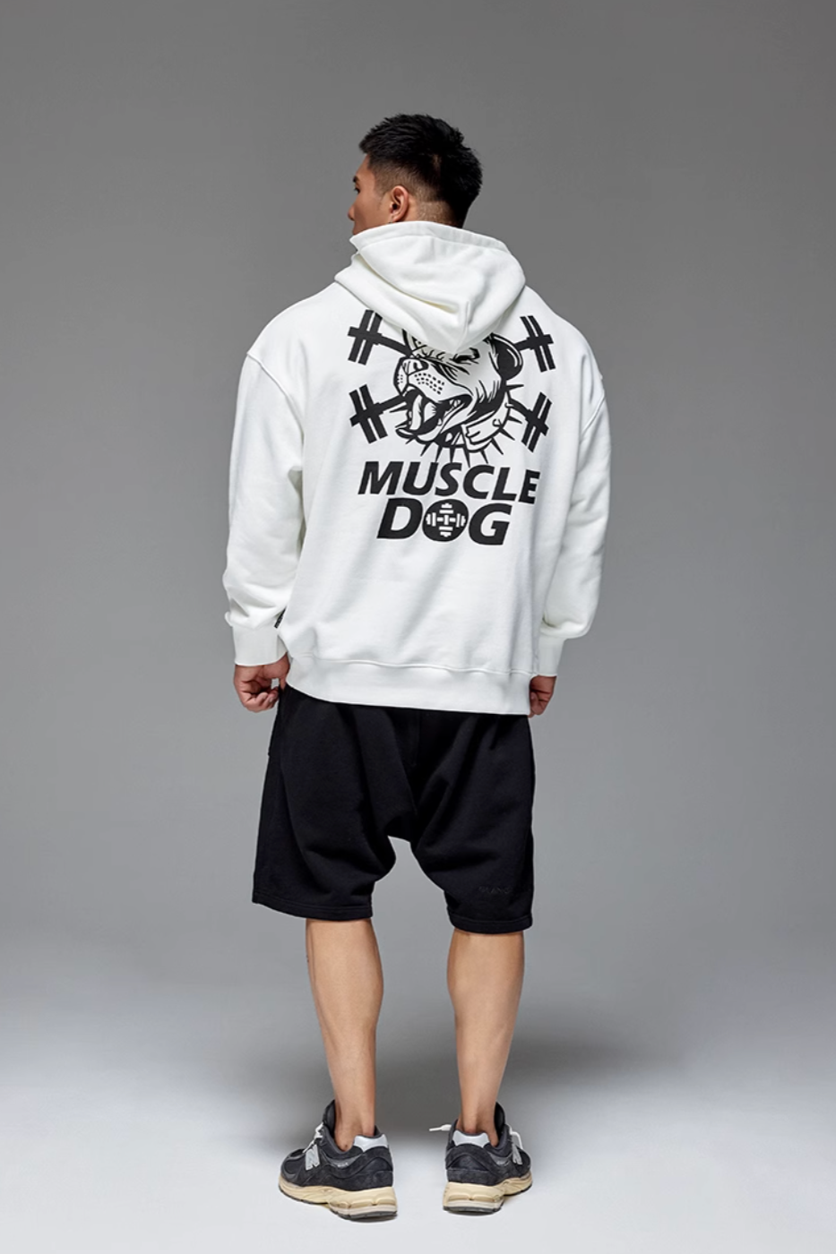 Big logo print hoodie #MD013