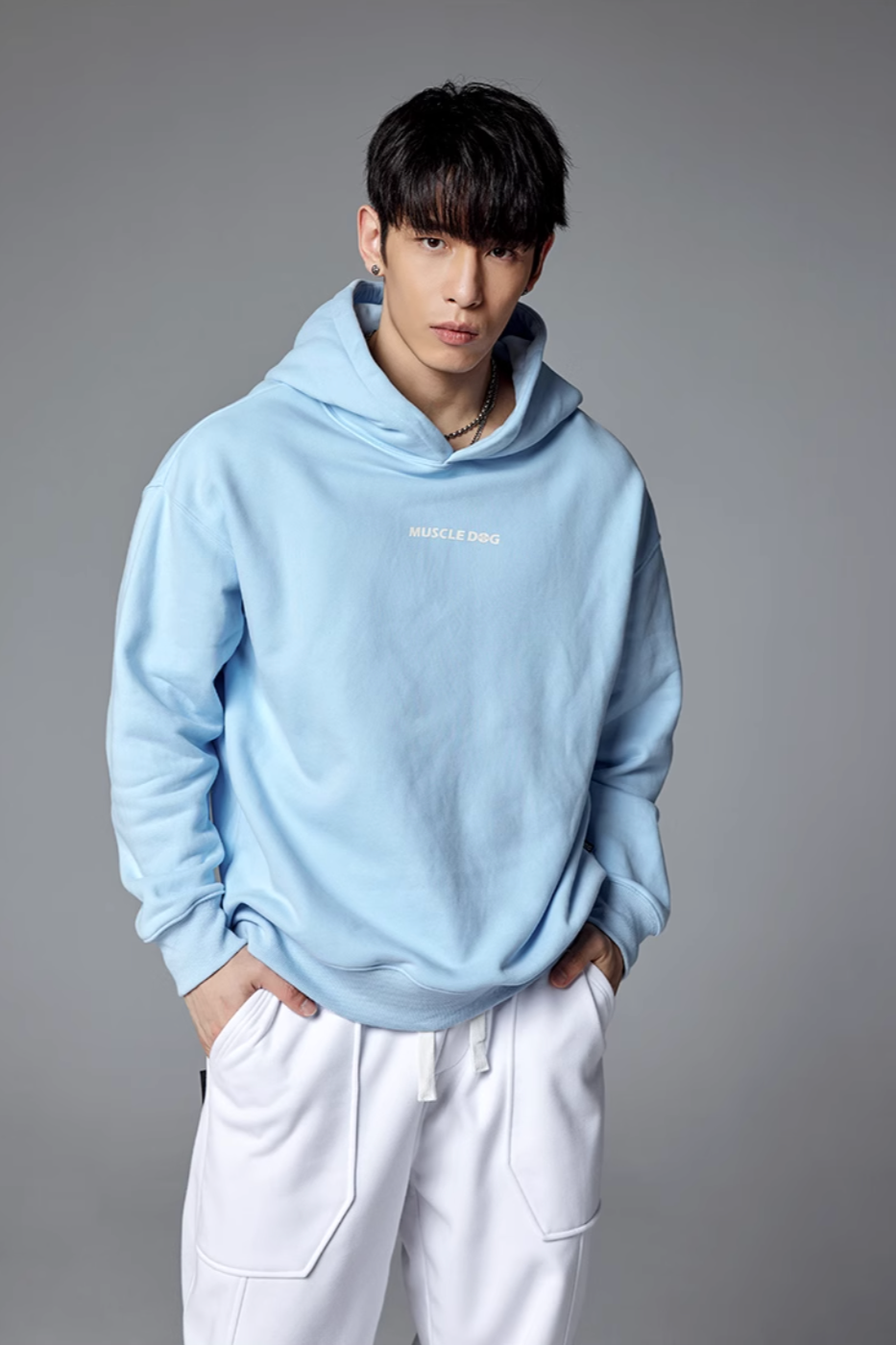 Big logo print hoodie #MD013