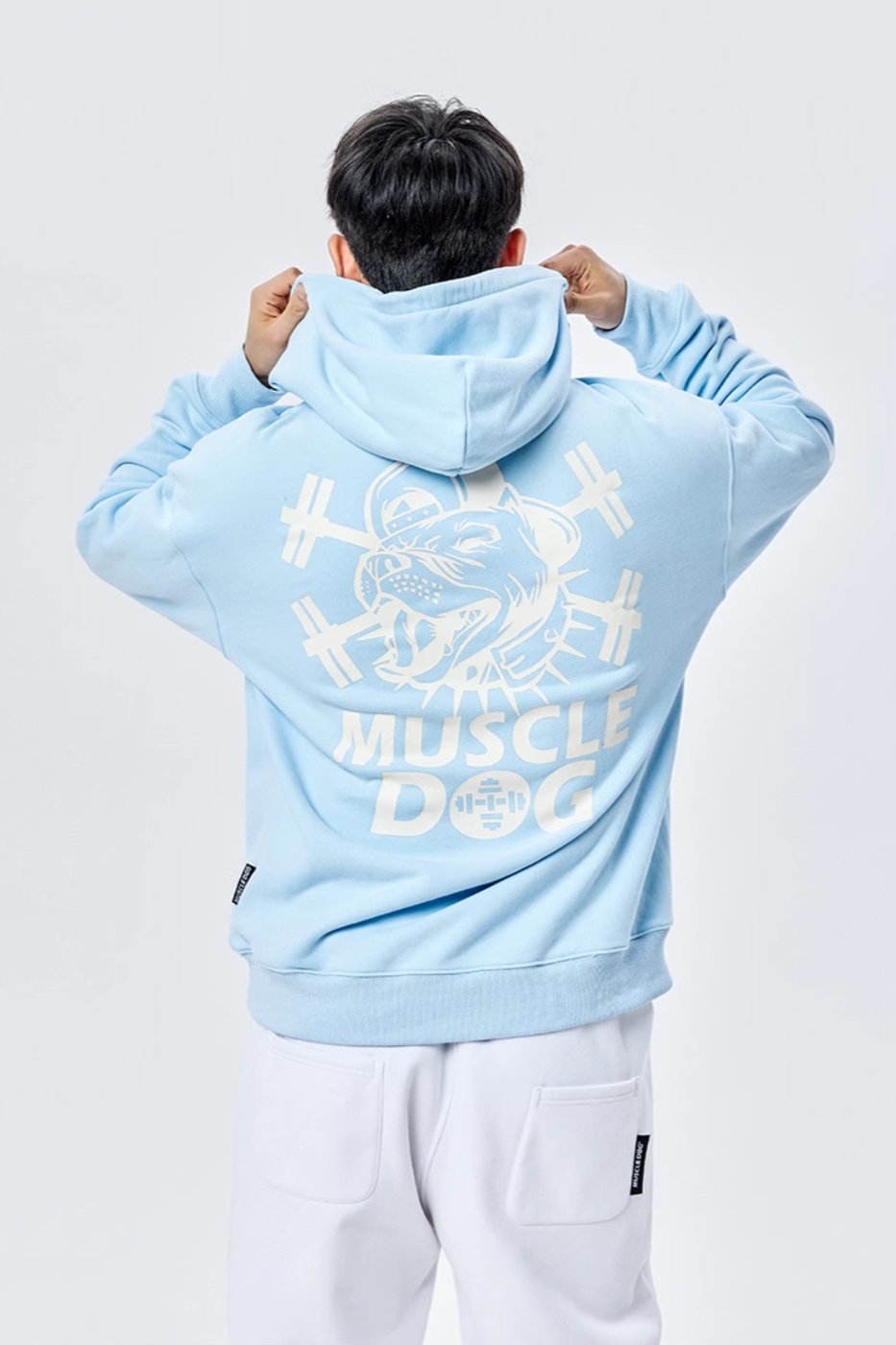 Big logo print hoodie #MD013