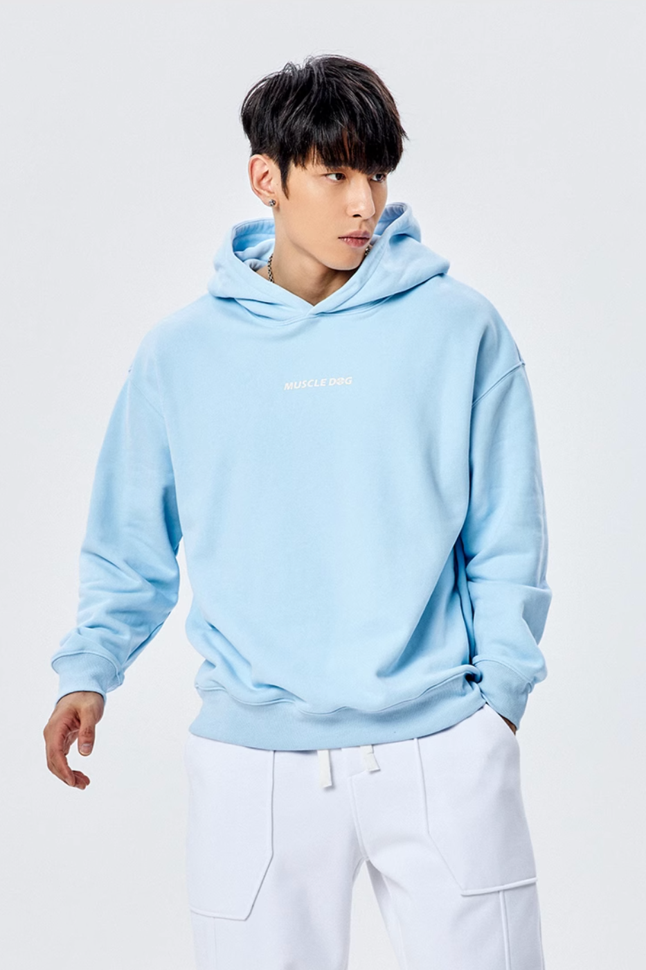 Big logo print hoodie #MD013