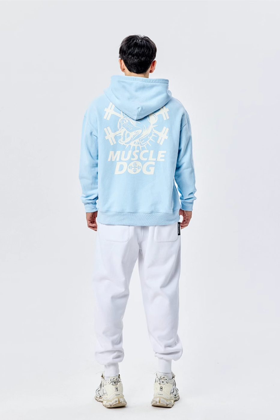 Big logo print hoodie #MD013