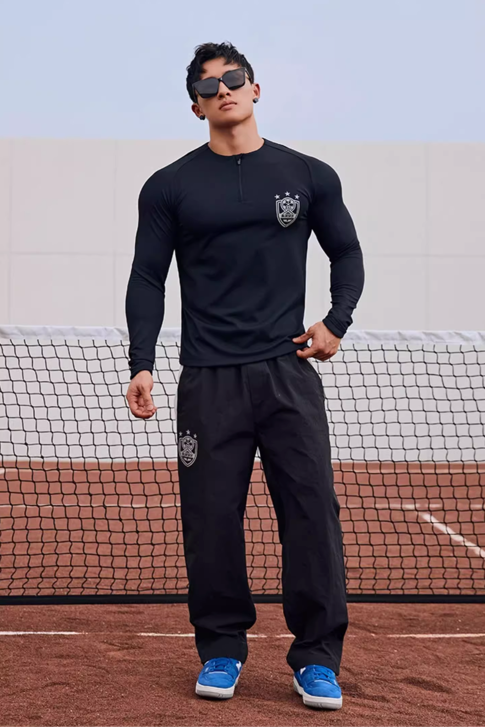 Half-Zip Slim Fit Long Sleeve #BF034