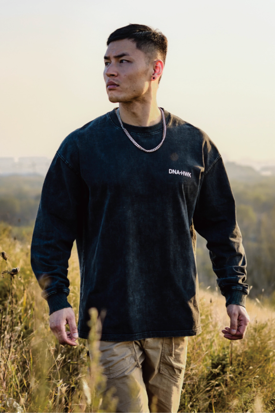 Dirty Wash Gym Longsleeve #DH001