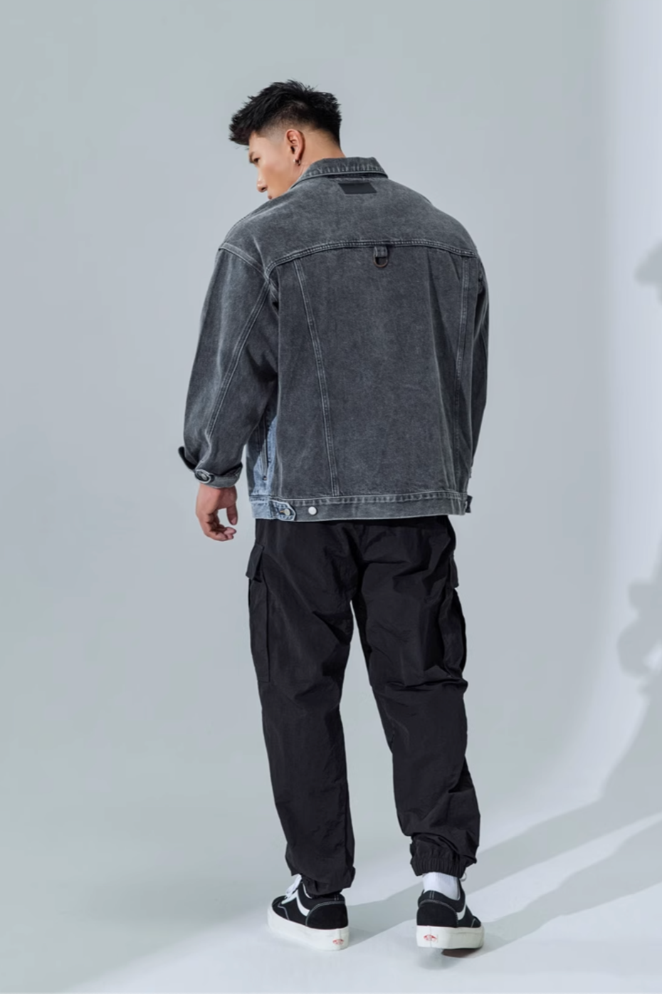 Wash Stitched Denim Jacket #MD024