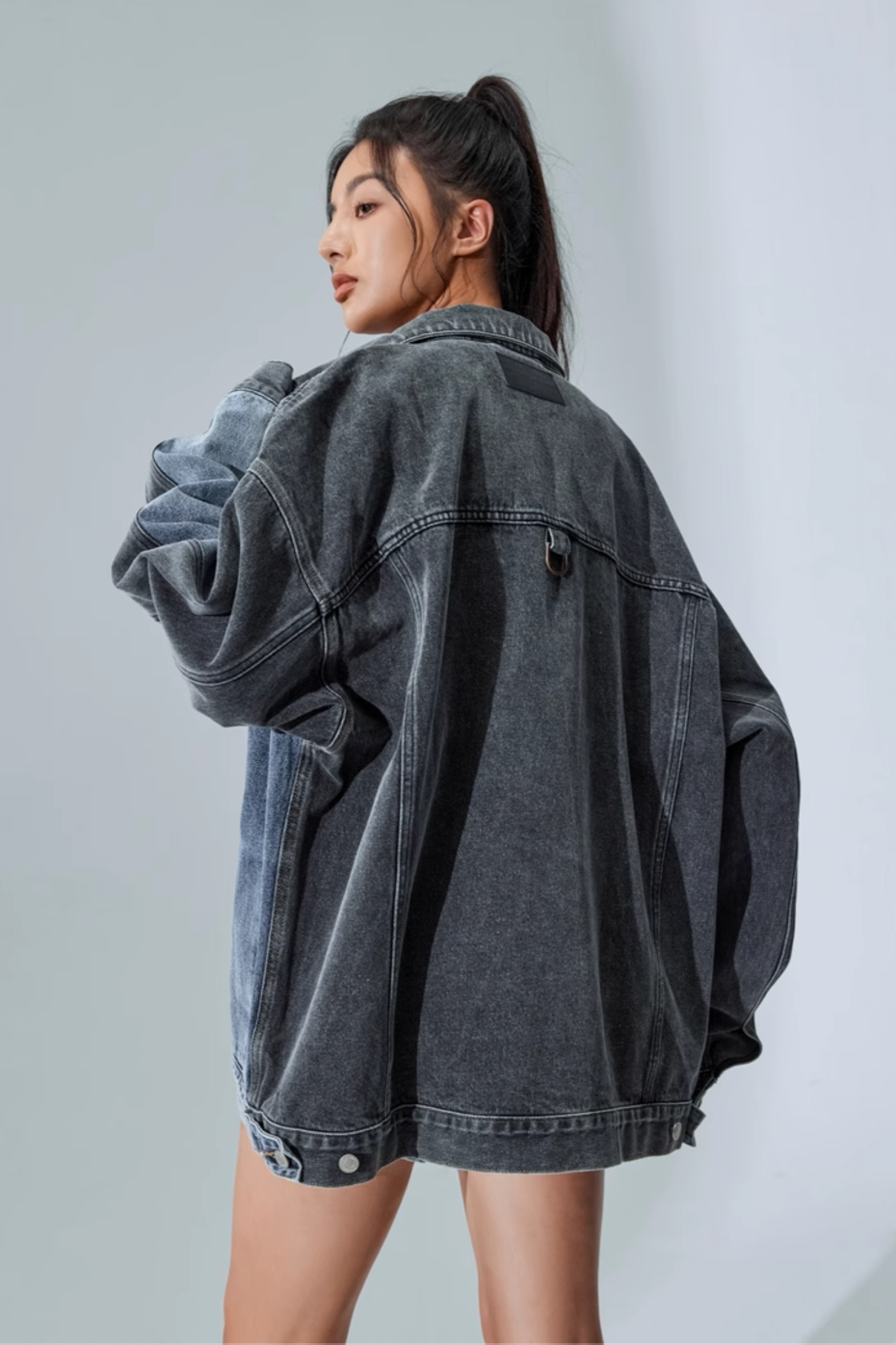 Wash Stitched Denim Jacket #MD024