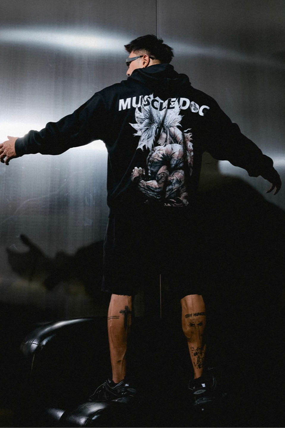 Back Large Print Loose Hoodie #MD027