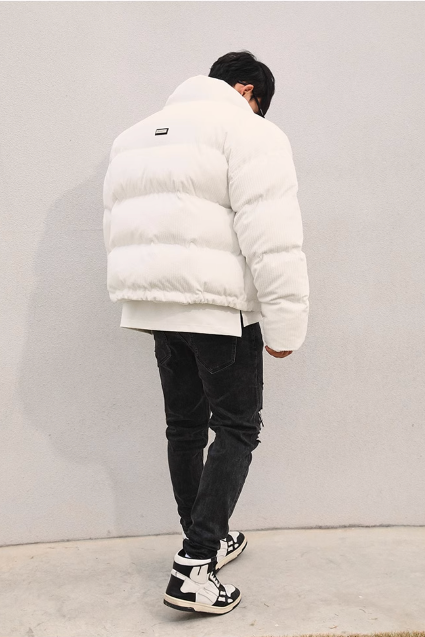 Loose corduroy warm jacket #BF044