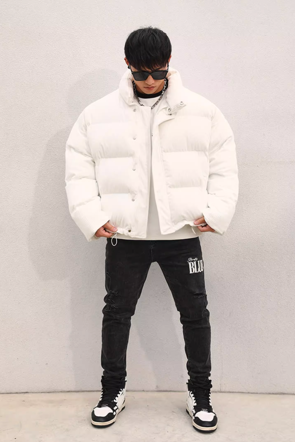 Loose corduroy warm jacket #BF044
