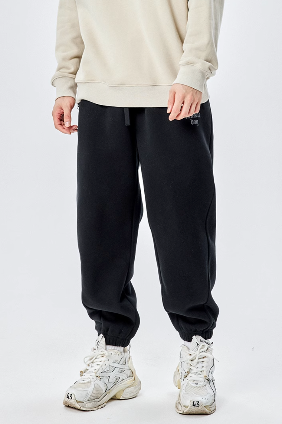 Fleece Loose Fitness Sweatpants #MD031