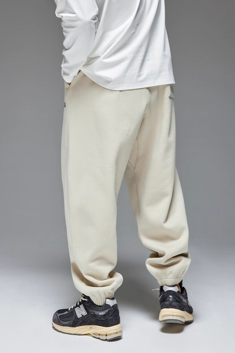 Number Print Velvet Warm Sweatpants #MD032