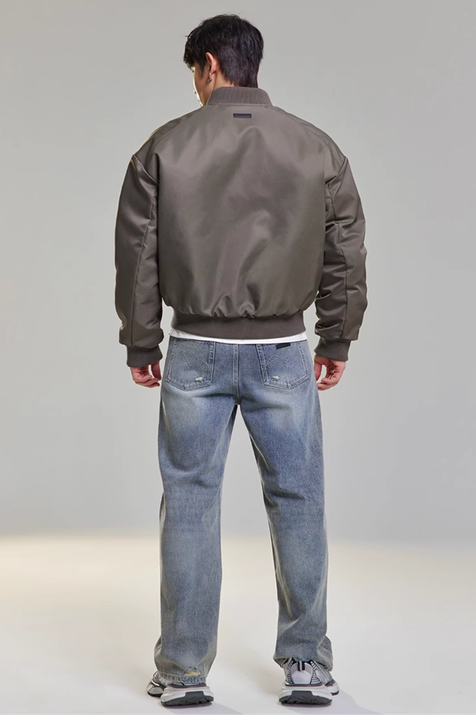 Army green Short Cotton Jacket #MD033