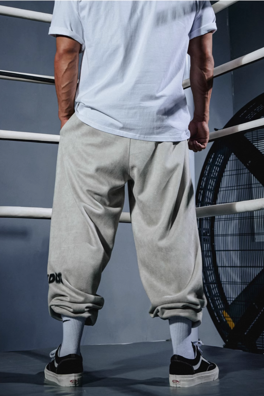 One point logo Loose Gym Pants #MD042