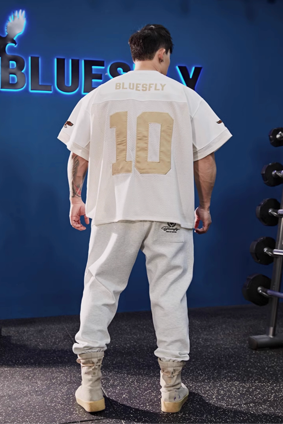 American sporty loose half sleeve T-shirt #BF045