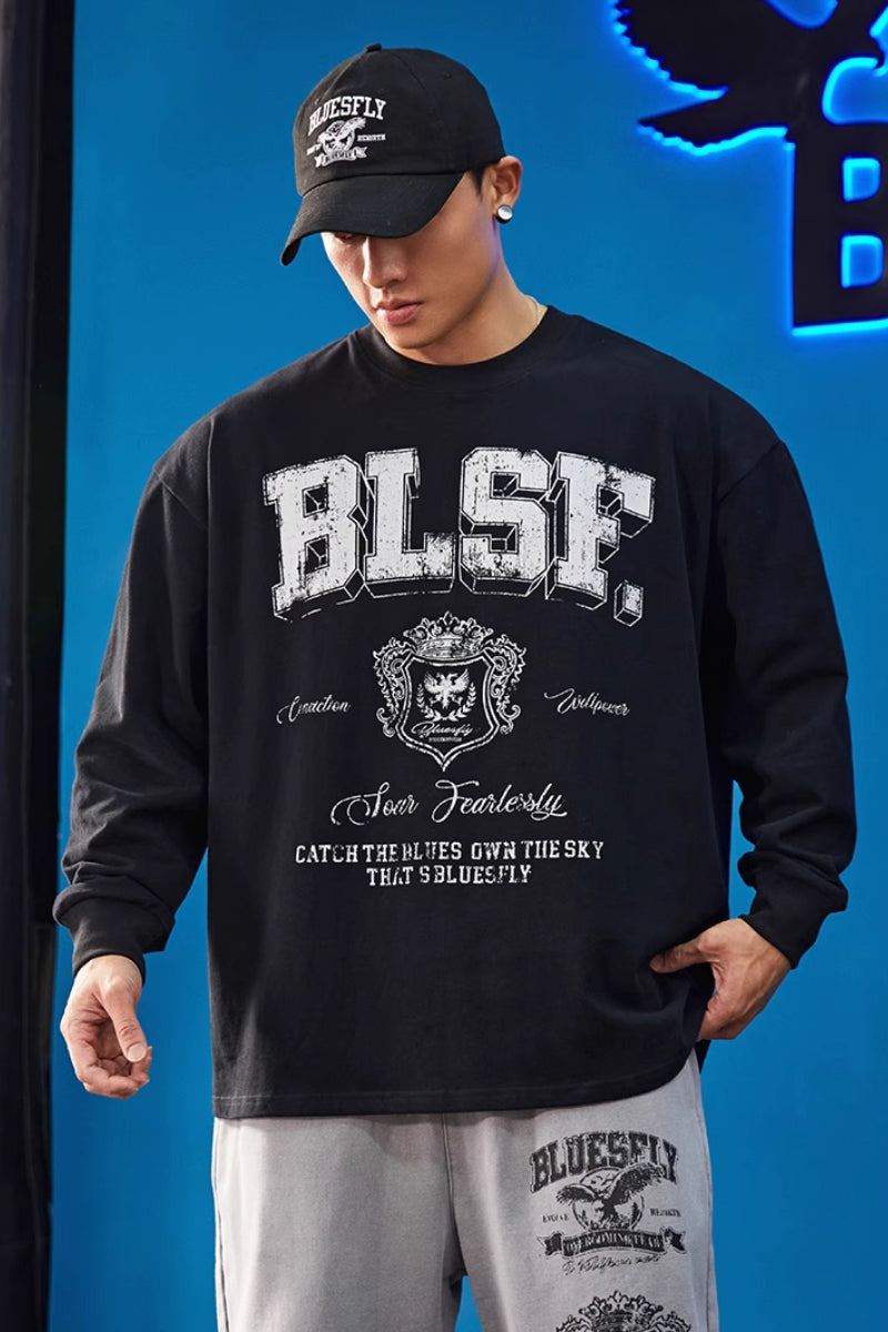 Vintage Crest Longsleeve #BF105