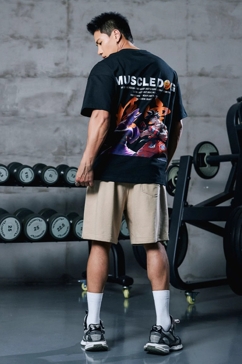 Loose Original Print Half Sleeve T-shirt #MD043