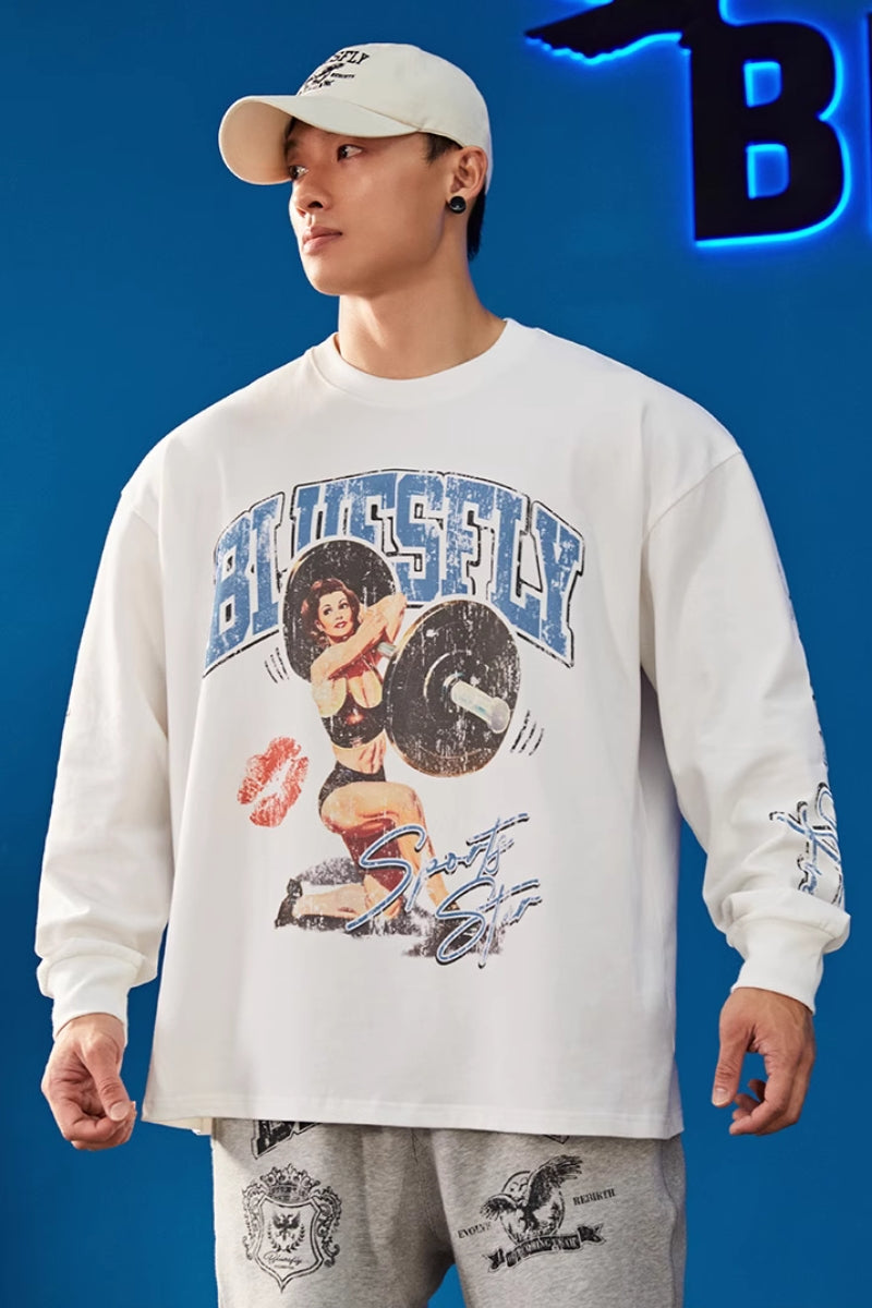 Power Art Oversized Long Sleeve #BF104