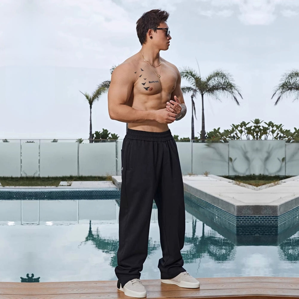 Straight Leg Loose Sweatpants #BF061