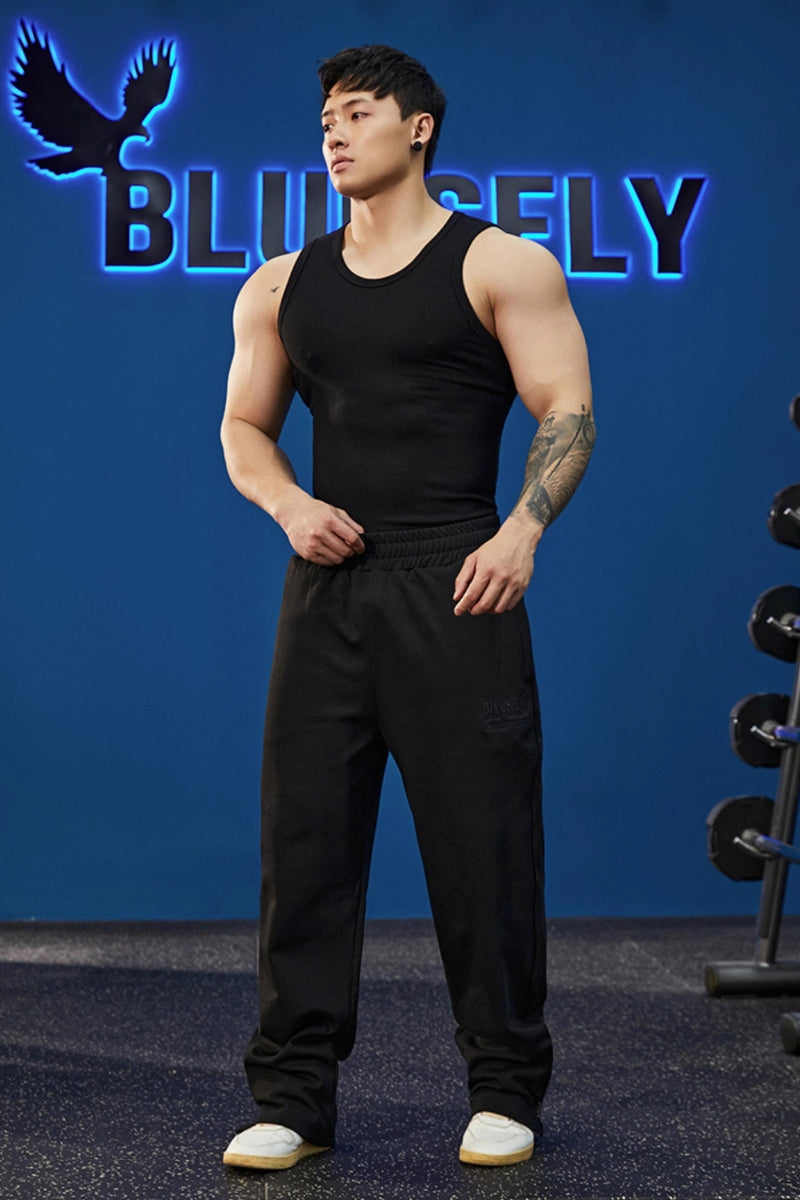 Fitness I-Tank and straight leg sweatpants set #BF059
