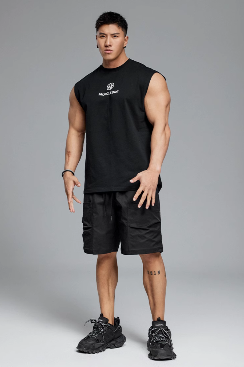 Back Collab Print Training sleeveless #MD064