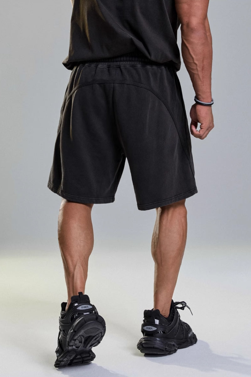 Wash Vintage Gym Shorts #MD069