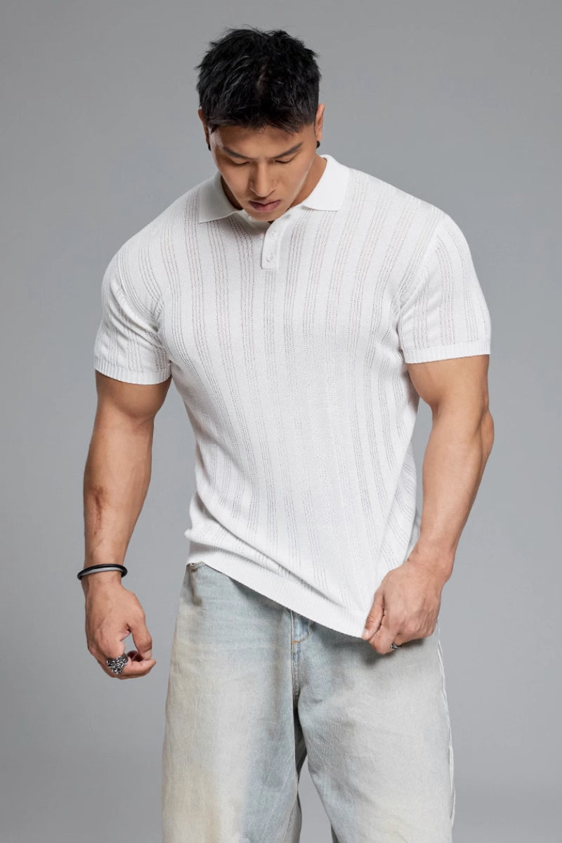 Slim Fit Breathable Polo Shirt #MD067