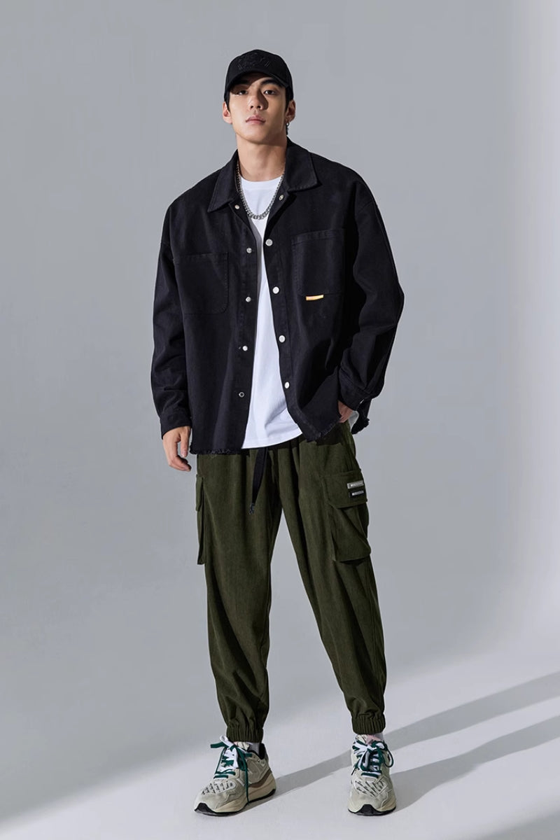Loose Fitness Denim Jacket #MD049
