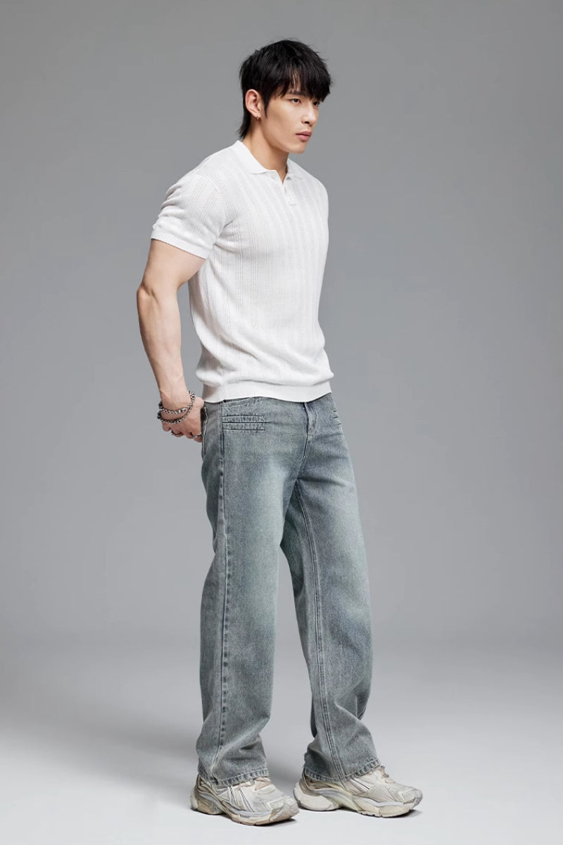 Slim Fit Breathable Polo Shirt #MD067