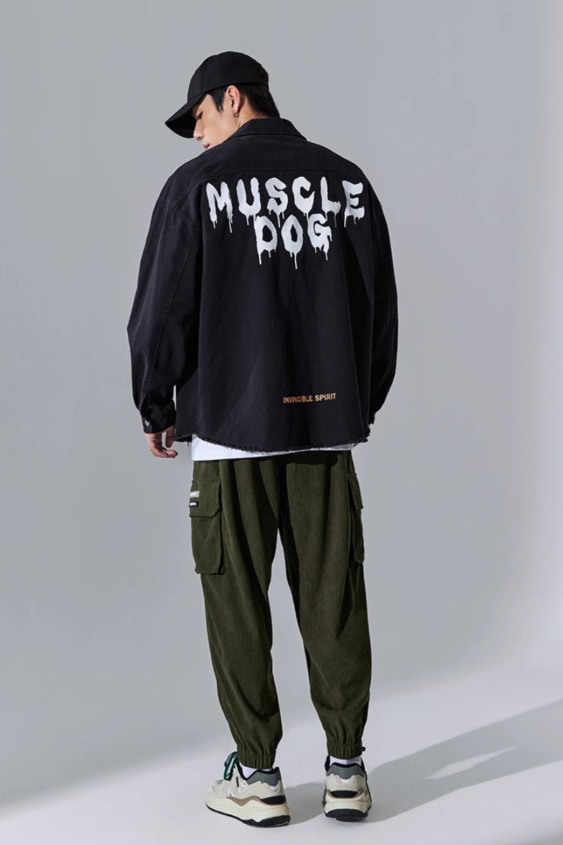 Loose Fitness Denim Jacket #MD049