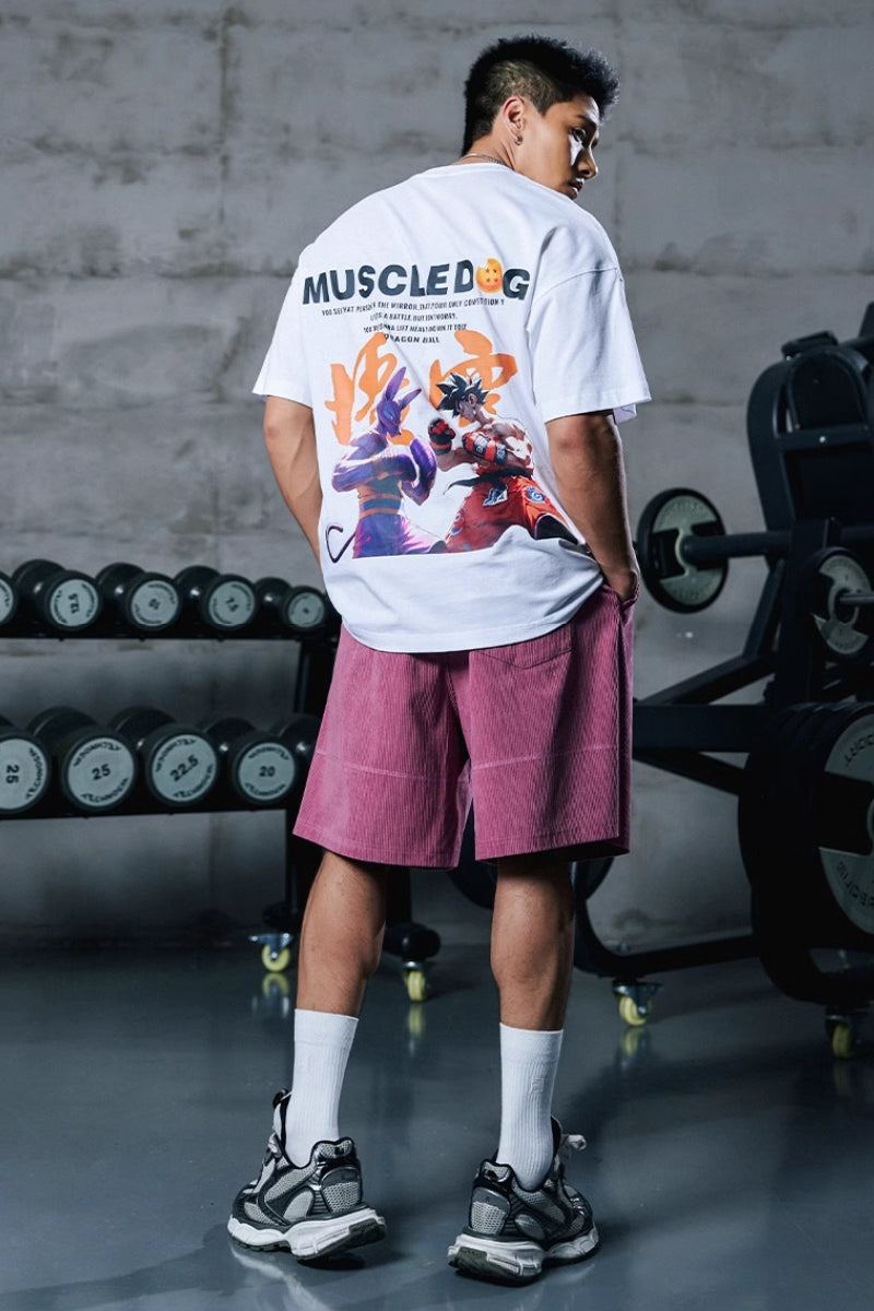 Loose Original Print Half Sleeve T-shirt #MD043
