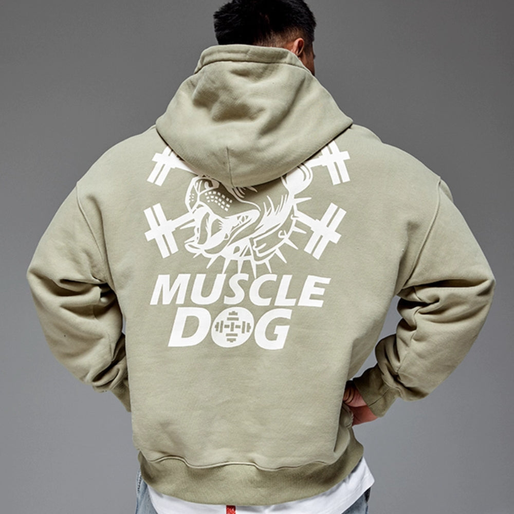 Big logo print hoodie #MD013