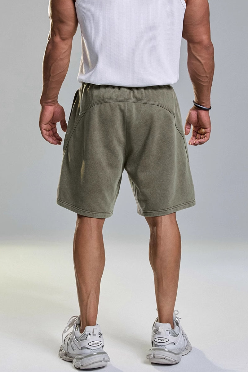 Wash Vintage Gym Shorts #MD069