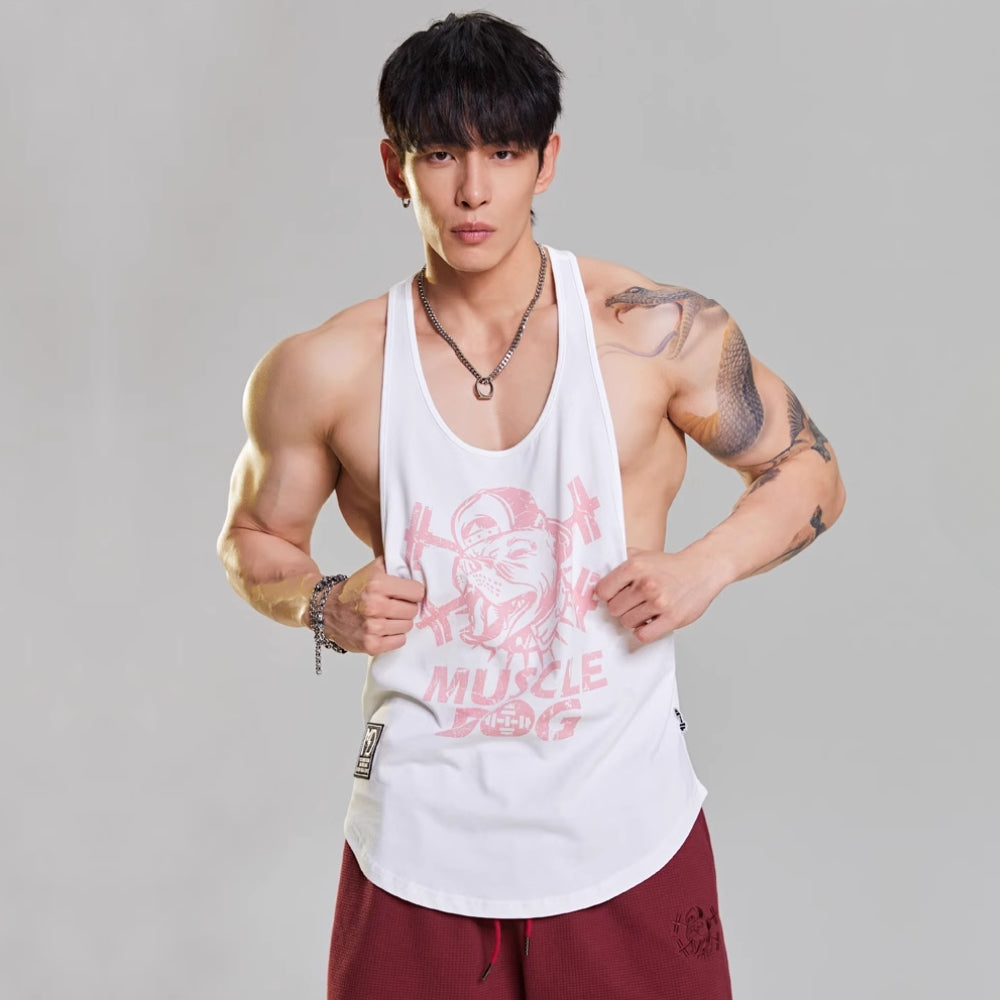 Fierce Pup Stringer Tank #MD005