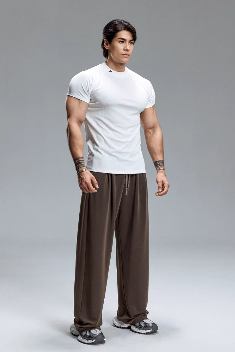 SlimFit High-Neck T-Shirt #MD097