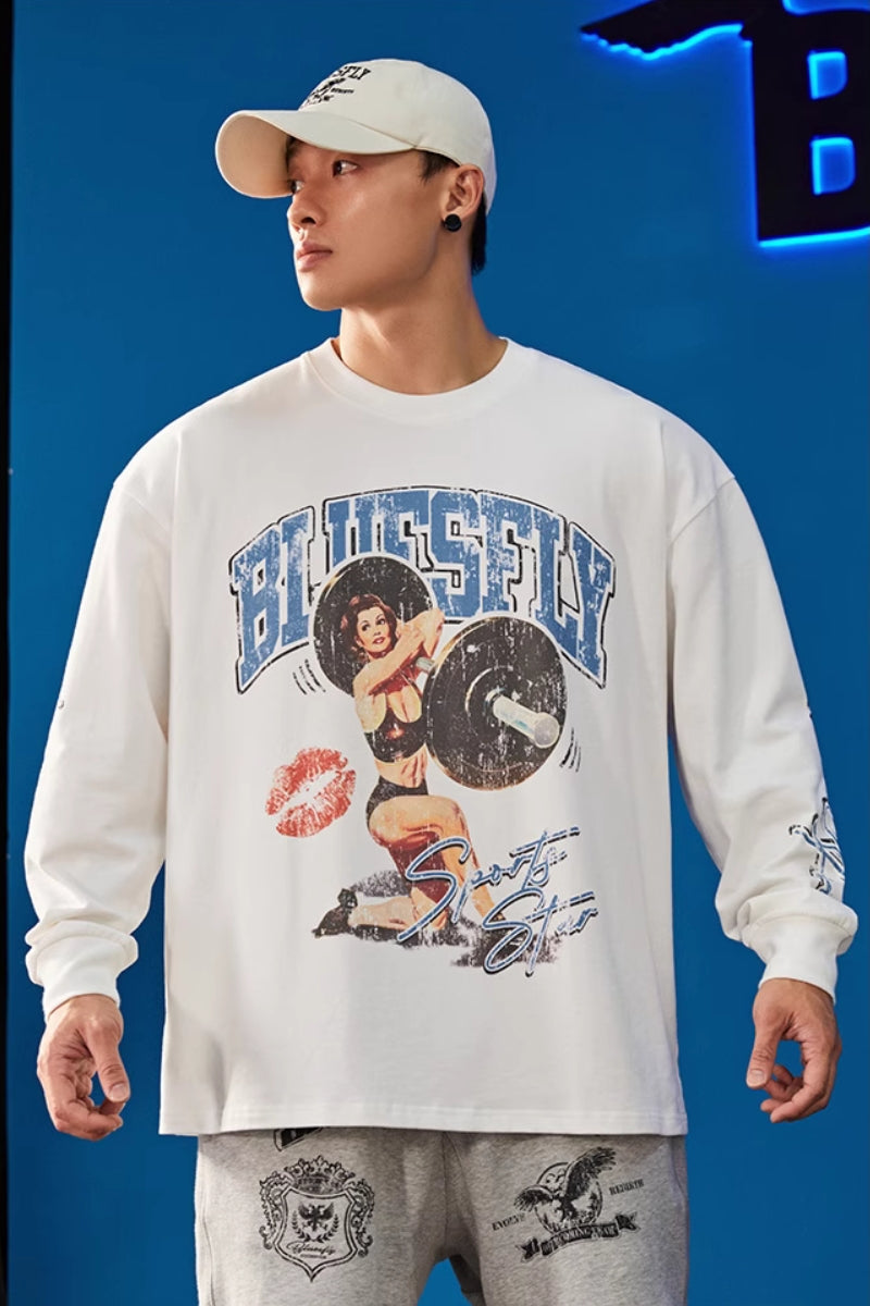 Power Art Oversized Long Sleeve #BF104