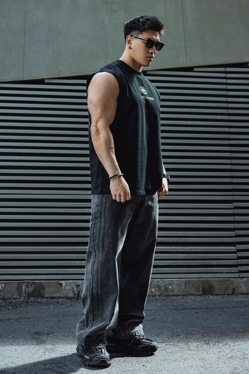 Back Collab Print Training sleeveless #MD064